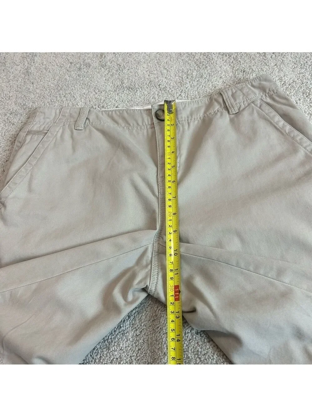 Eddie Bauer women's Blakely shorts beige tan brown Sz 10 - Picture 7 of 10